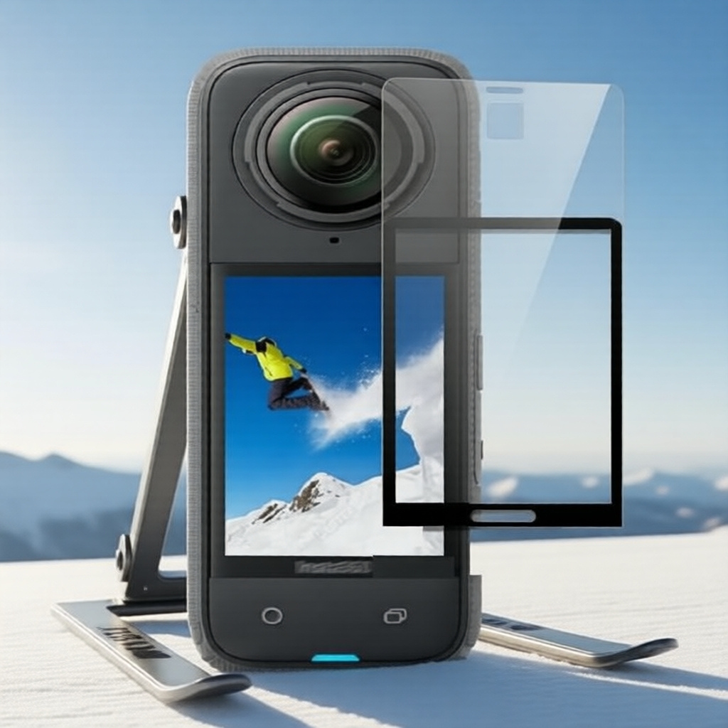Miếng dán màn hình trong suốt HD chống xước cho camera Insta360 X5