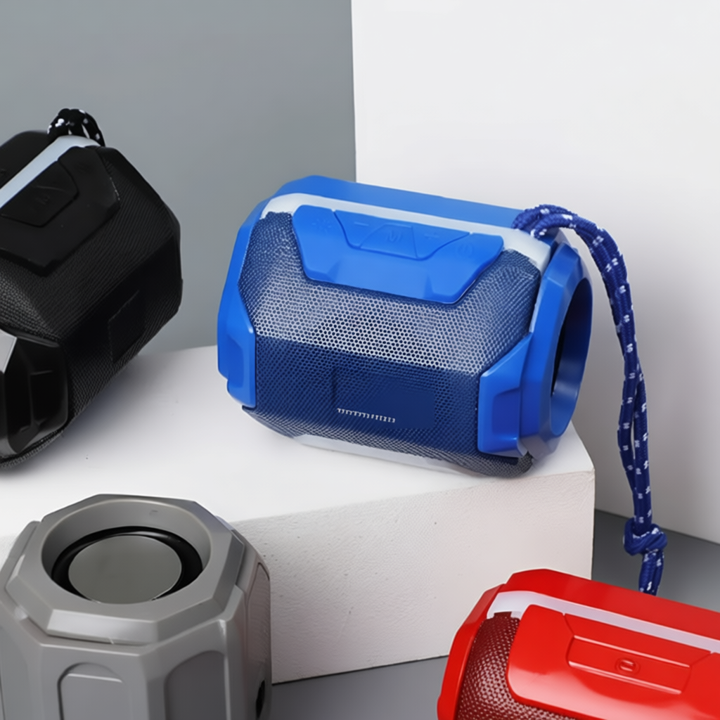 Loa bluetooth không dây mini A 005 đèn led theo nhạc âm bass mạnh hỗ trợ lắp thẻ nhớ hàng cao cấp