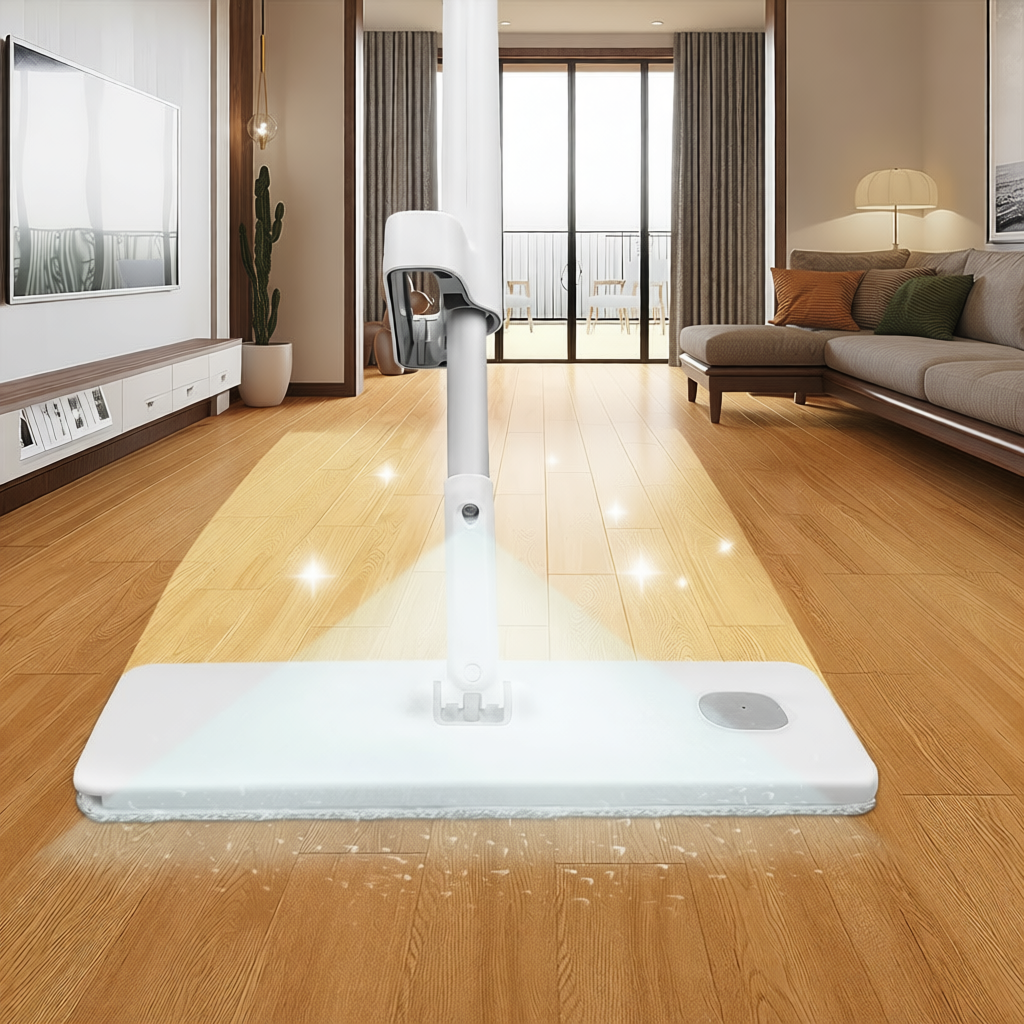 Cây lau nhà phun sương tự vắt, 3 tính năng trong 1 Parroti Simple SP02