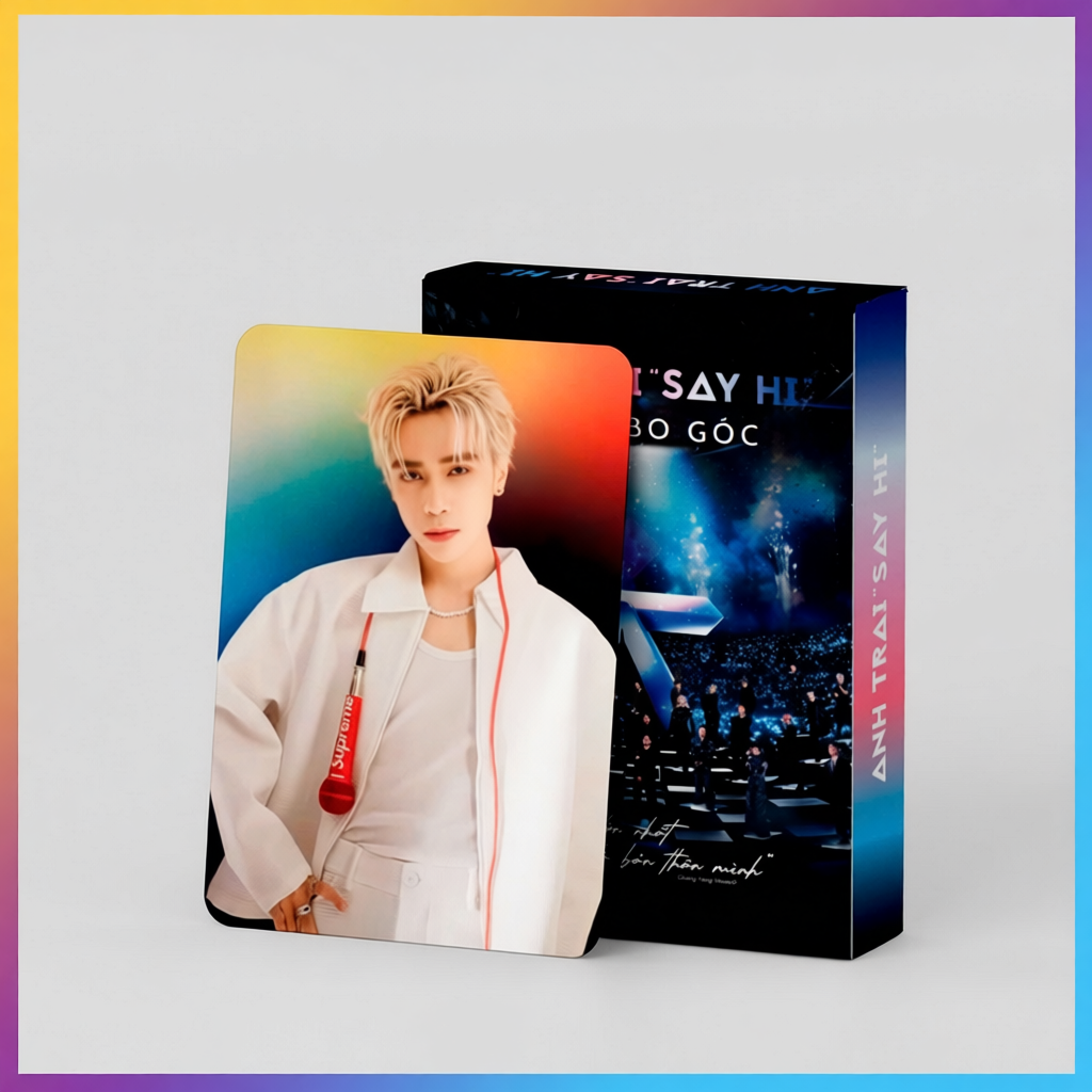 [Bo Góc] 33 Lá Bài Lomo Card Anh Trai Say Hi Card Thẻ Bài Thần Tượng Sưu Tập Jsol/ Negav Anh Tài - 5