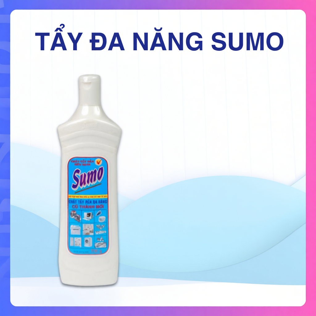[CHÍNH HÃNG] Chai Tẩy Đa Năng Sumo Tẩy Sạch Cặn Canxi Rỉ Sét Kim Loại Nhựa Dơ
