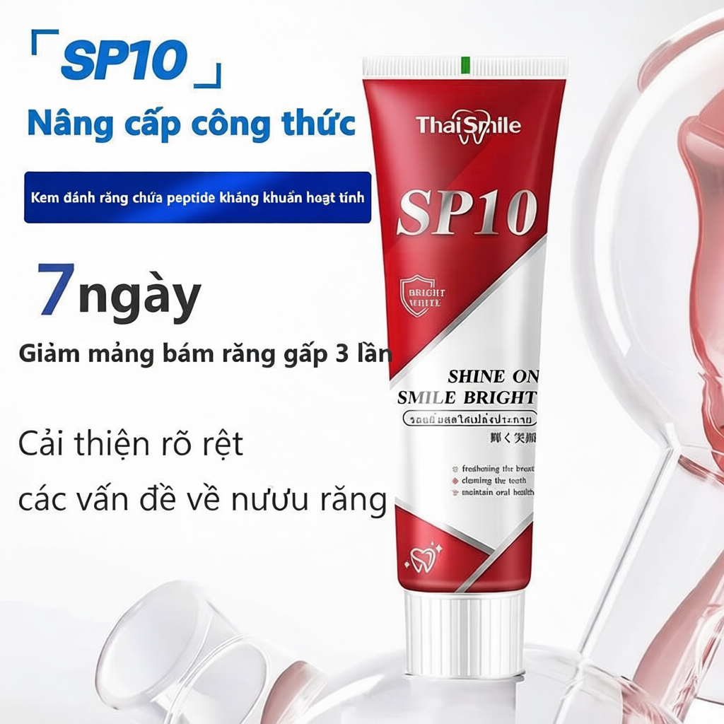 (Combo 2) Kem đánh răng SP10 giúp trắng răng, thơm miệng