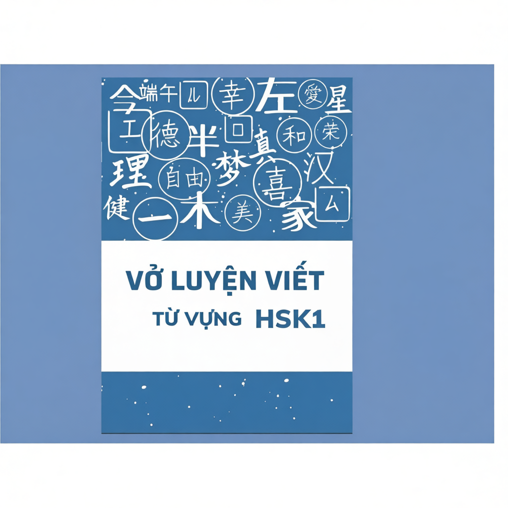 Vở luyện viết tiếng Trung cơ bản - HSK1,HSK2,HSK3,HSK4 (dành cho người mới bắt đầu)