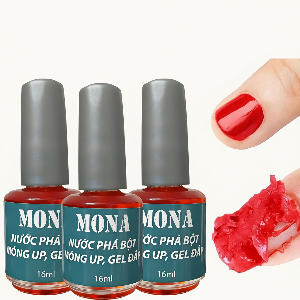 Phá bột - phá đắp gel - phá móng úp nails Mona - 16ml gel remove