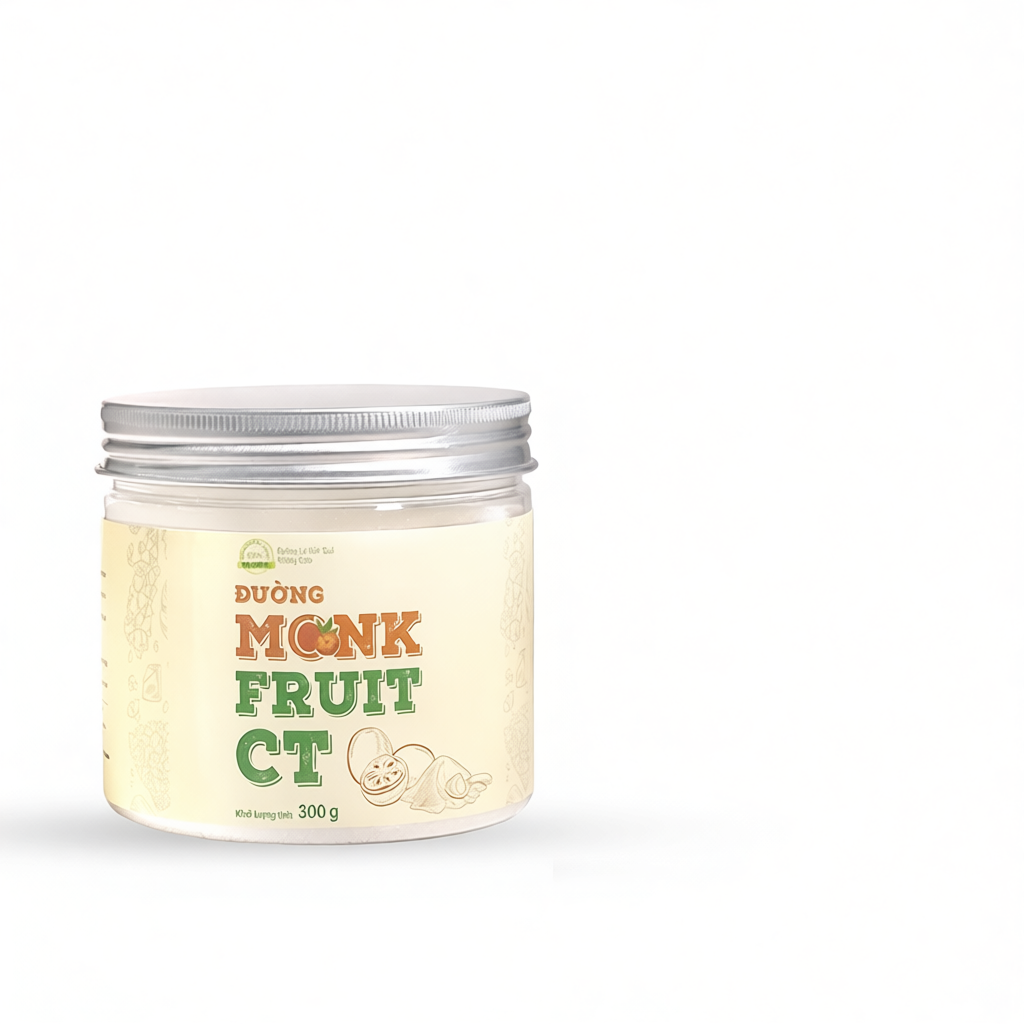 Đường ăn kiêng La hán quả Organic Hữu cơ MonkFruit CT Pharma 300 gram