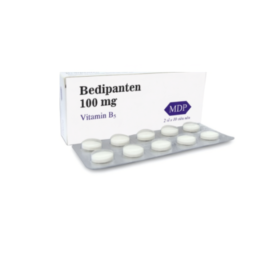 Viên uống Bedipanten Vitamin B5 100mg (20 viên)
