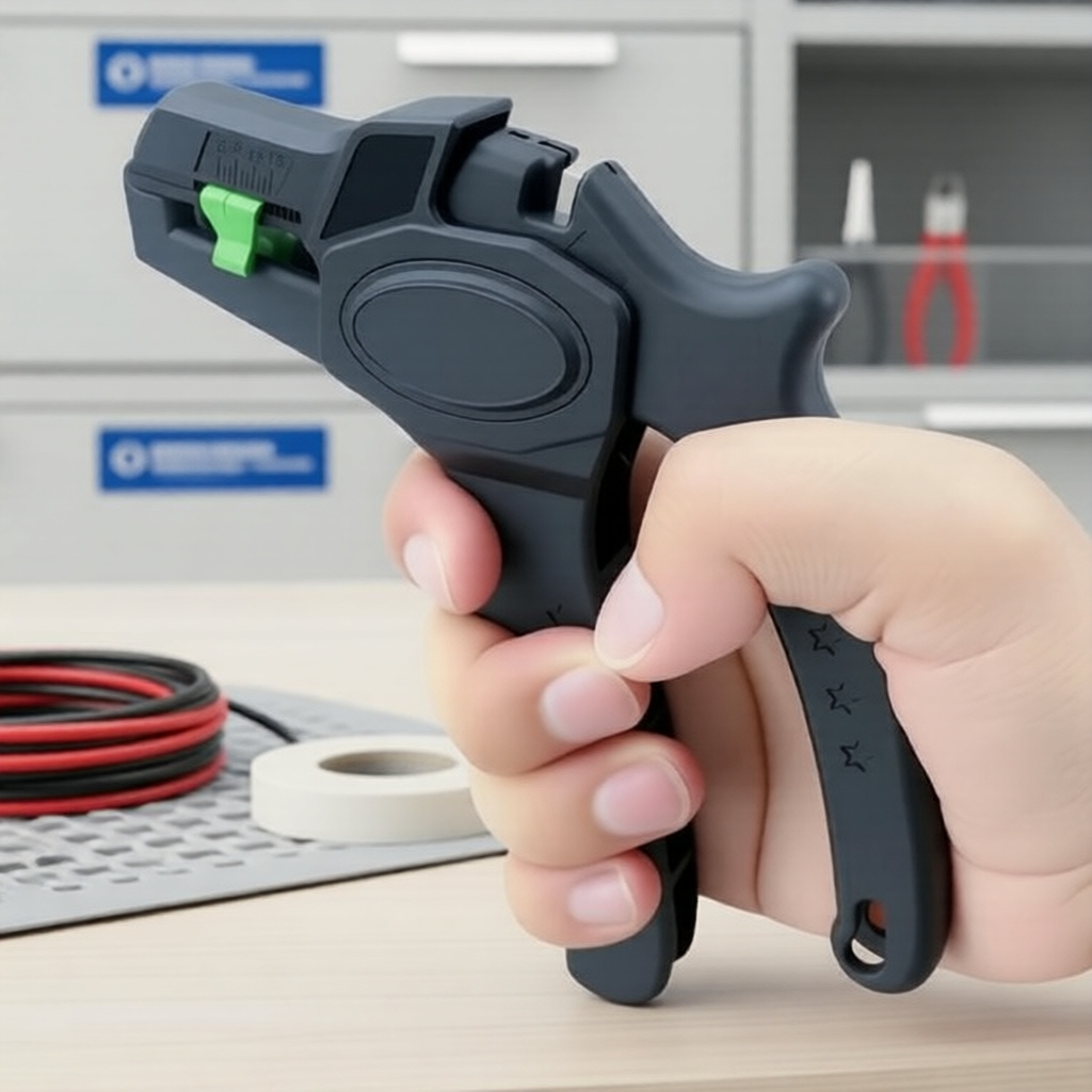 Kìm tuốt dây Pro Electrician D6, Tước & Cắt dễ dàng cho cáp cách điện 0.02–4mm2