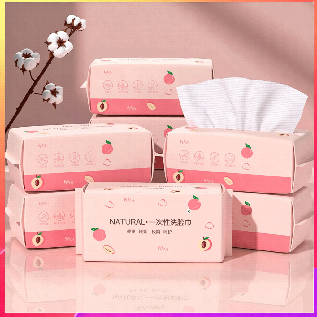 [Dạng Rút] Khăn lau mặt dùng 1 lần dạng rút 50m Aninerry mới P0455