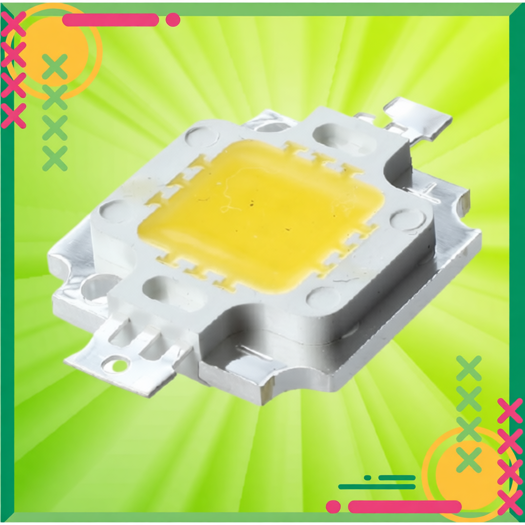 Chip Led 12V 10W siêu sáng màu trắng 6500K