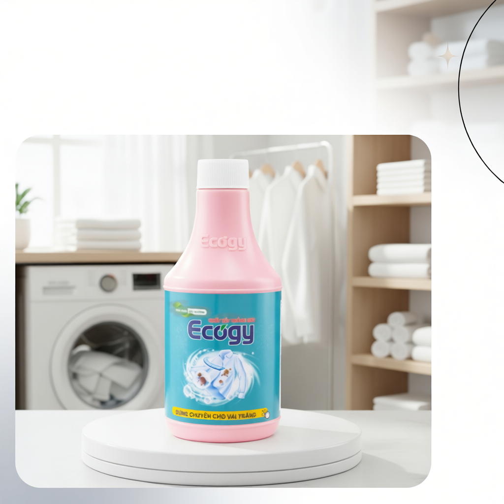Tẩy trắng quần áo Ecogy FM2-1338-3-1 làm quần áo trắng sáng
