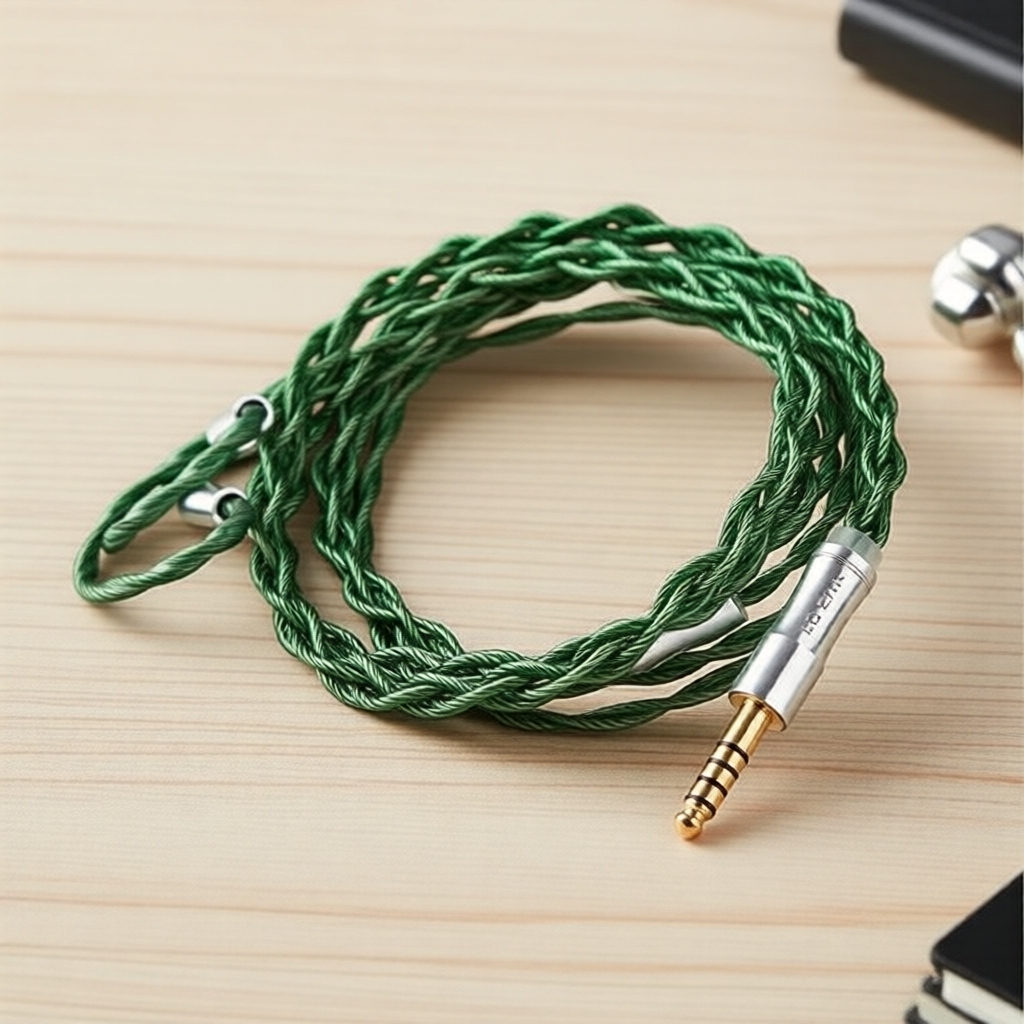 KBEAR Aegis Cáp Tai Nghe OFC Bạc HiFi Nâng Cấp/Thay Thế cho KZ ZS10 PRO, ZS10 PRO X, AS10, DC02, ZA1