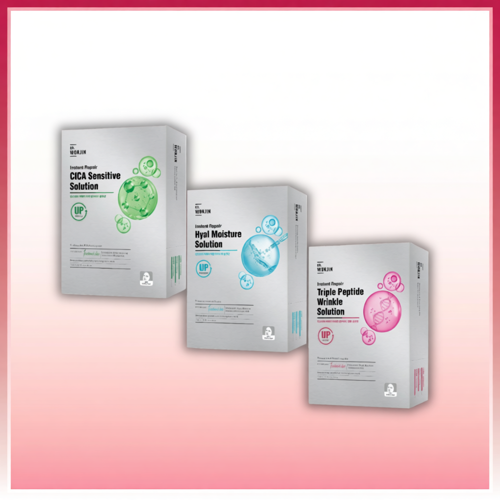 Hộp 10 miếng Mặt Nạ WONJIN INSTANT Dưỡng Da Cao Cấp Dr. Wonjin Hàn Quốc 30g