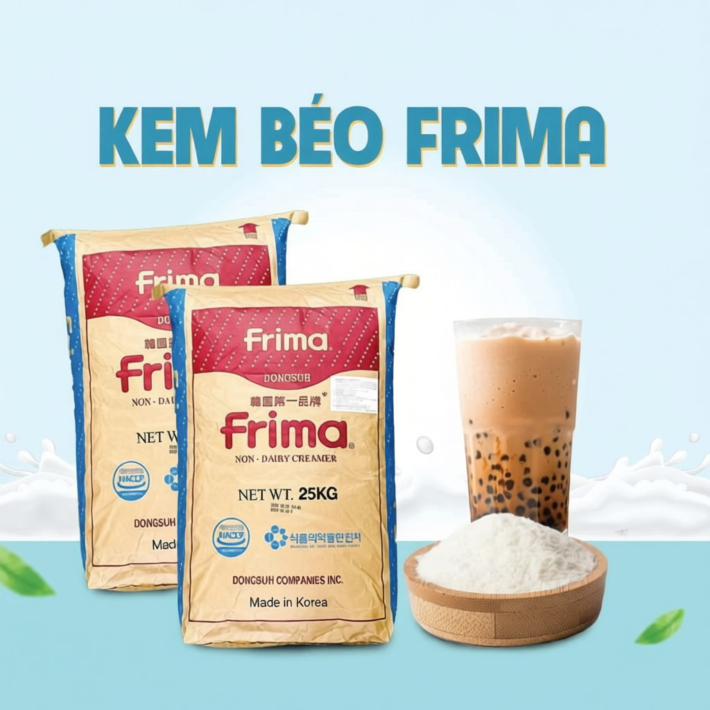 Bột Kem Không Sữa Frima Hàn Quốc 25kg