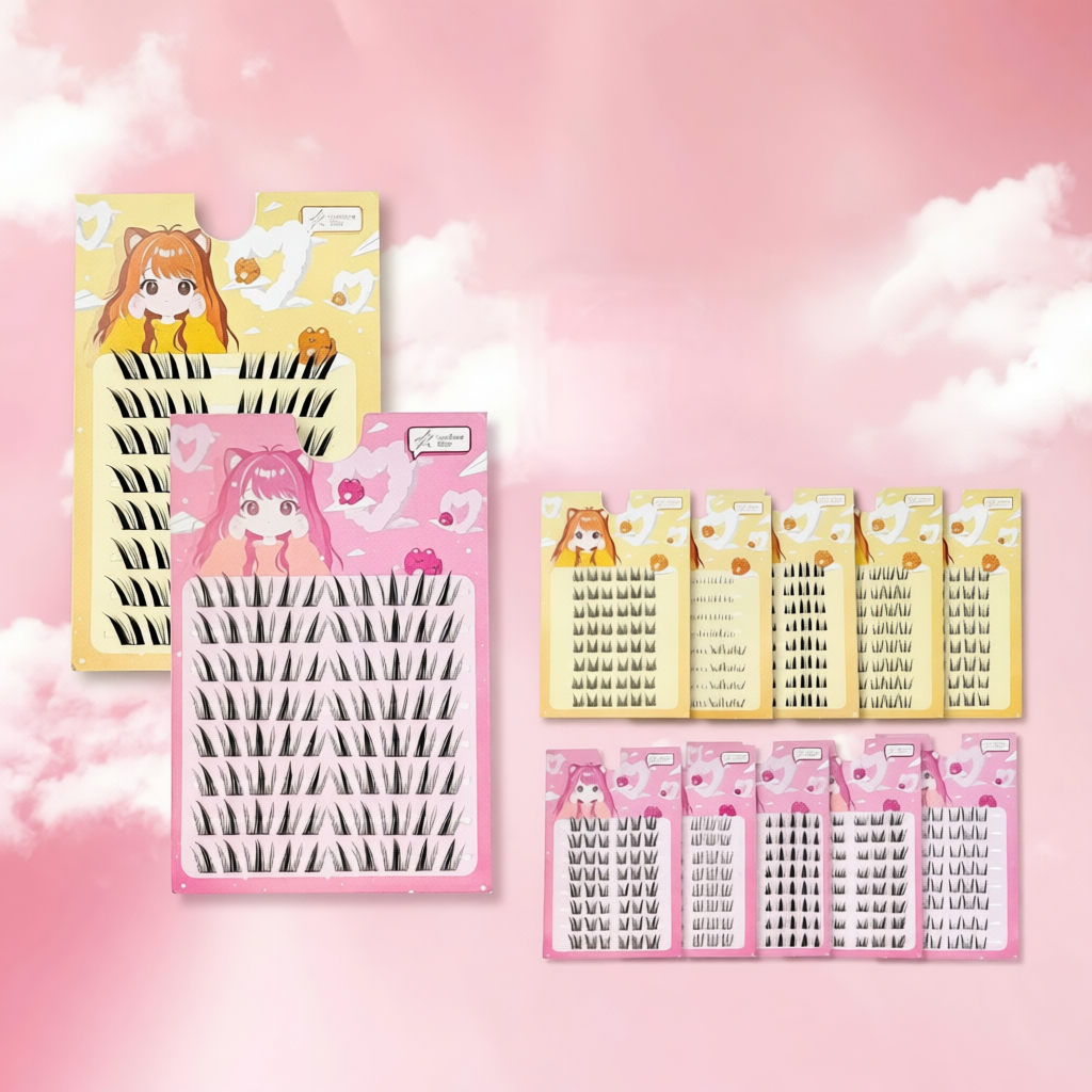 Lông Mi Giả KHÔNG sẵn keo Lookme Star (mua 6 hộp tặng nhíp + keo)