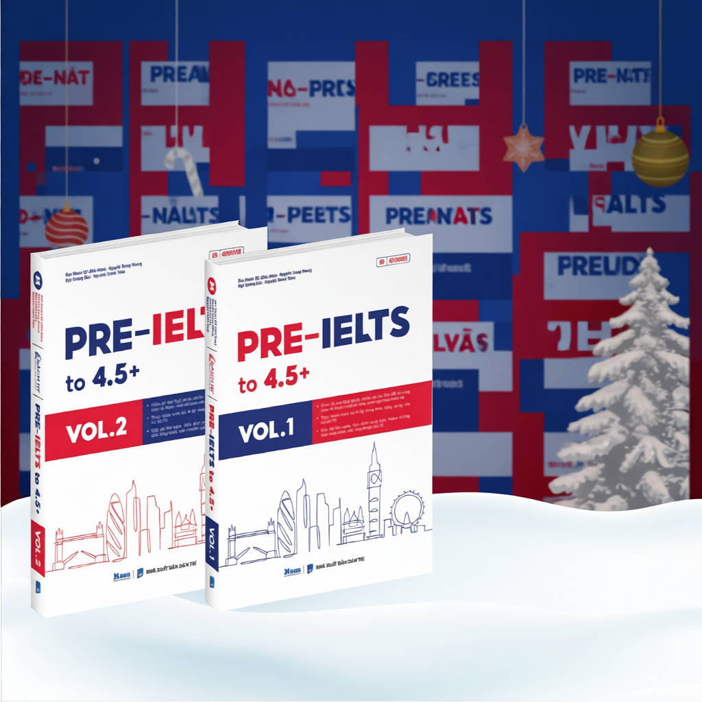 Sách Pre - Ielts to 4.5+ nền tảng để bắt đầu luyện IELTS