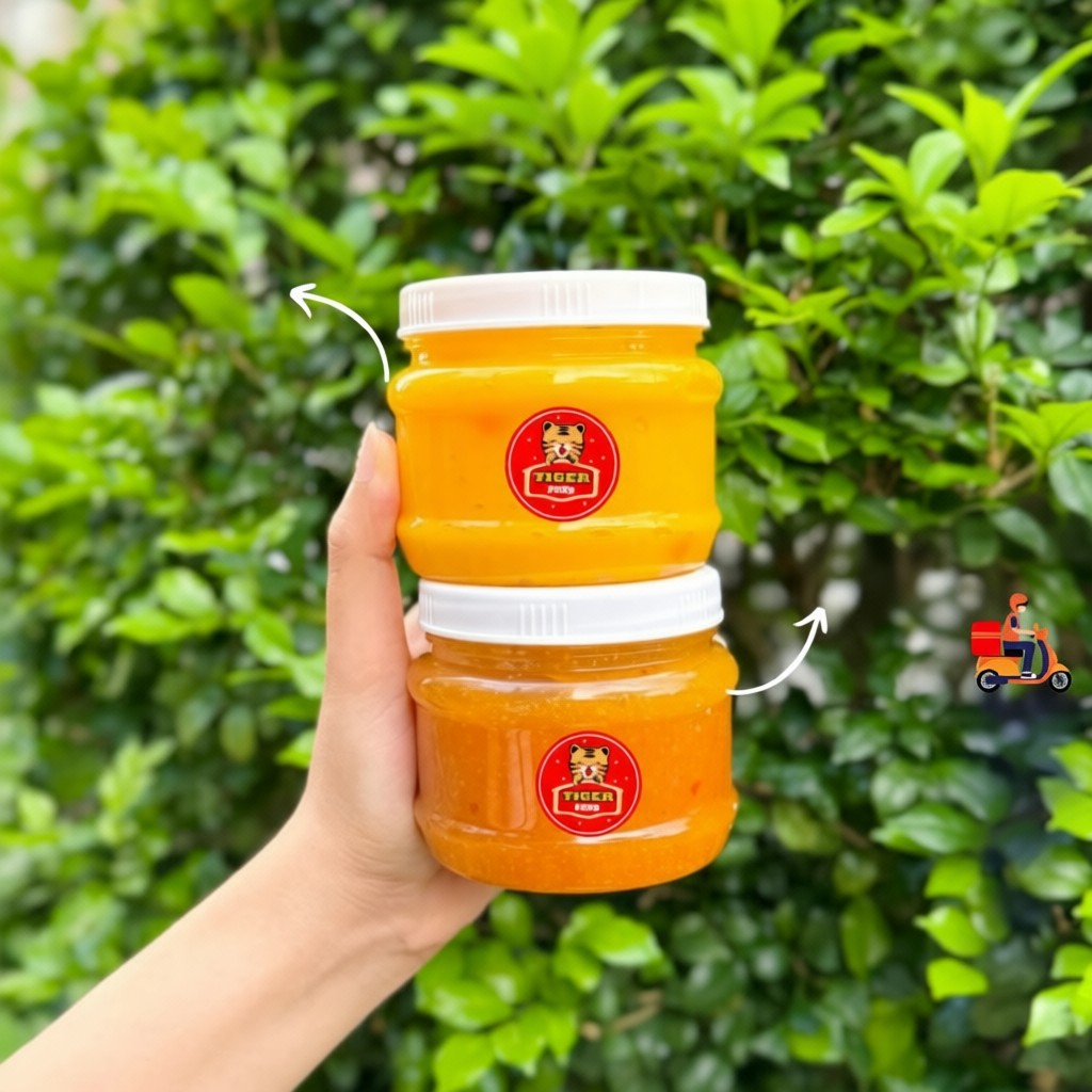 Sốt muối béo 200g TIGER FOOD - Sốt bơ trứng muối hũ 200g bán lẻ không kèm topping