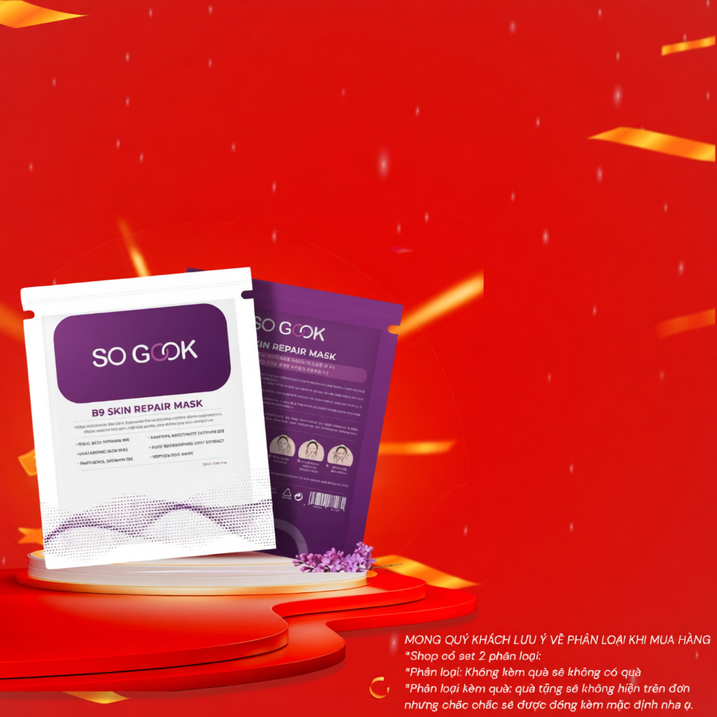 Mặt Nạ Hỗ Trợ Cấp Ẩm, Làm Dịu Da So Gook B9 Skin Repair Mask