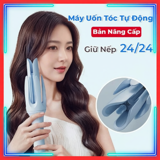 Máy Uốn Tóc Tự Động Xoay 360 Độ Phong Cách Hàn Quốc Có Nút Điều Chỉnh Nhiệt Độ Phù Hợp