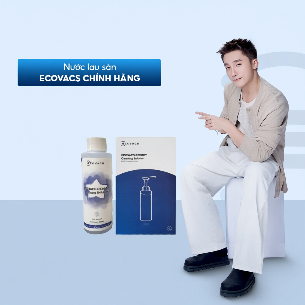 Nước lau sàn Ecovacs chính hãng - Nước lau sàn chuyên dụng cho robot