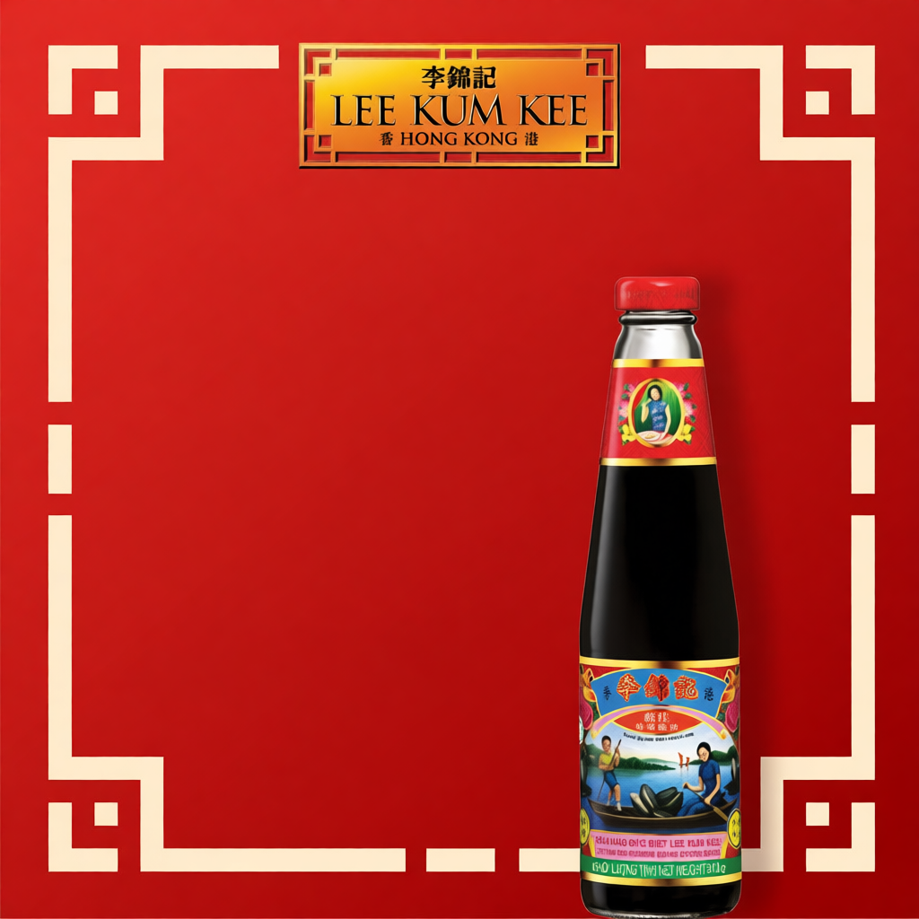 Dầu hào đặc biệt LEE KUM KEE Premium Brand Oyster Sauce chai thủy tinh 510 gram