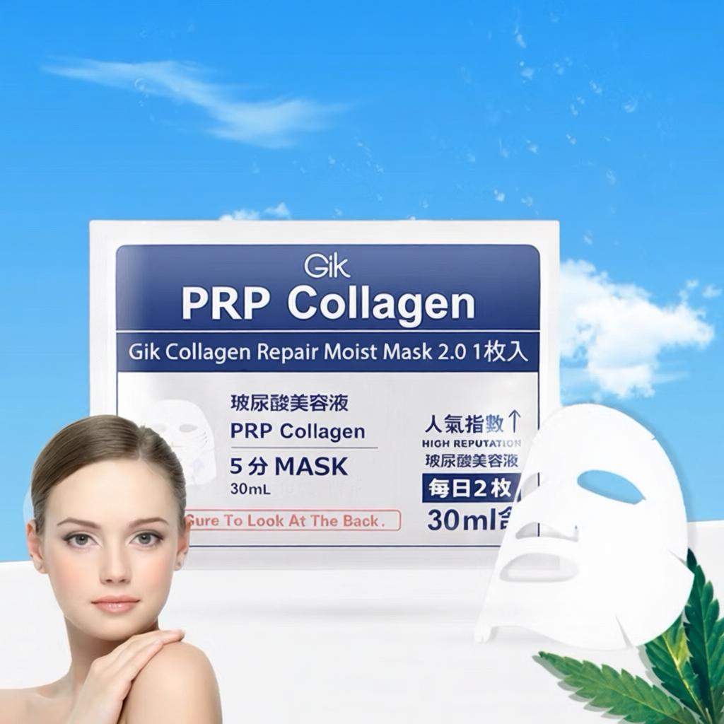 GIK Hàn Quốc 1 Miếng x30ml Mặt nạ PRP Collagen B5 B3 Giúp Cấp Ẩm,Phục Hồi Làn Da MaskSheet Skincare