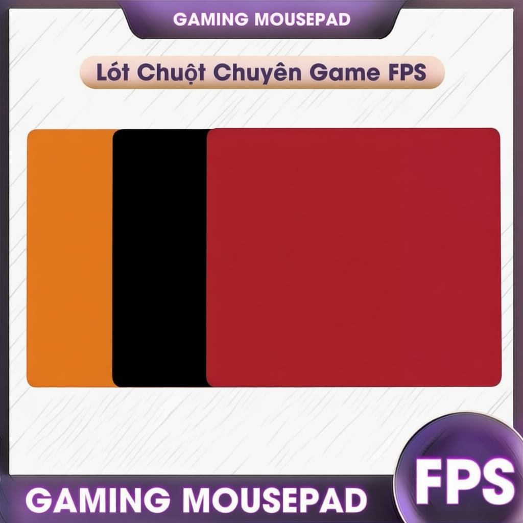 Lót chuột gaming SpacePad 45x40cm bề mặt speed control, di chuột mượt mà