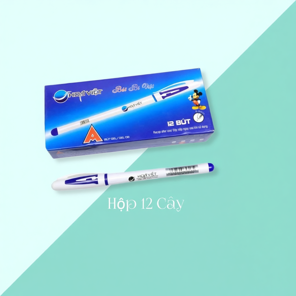 [Hộp 12 cây] Bút chữ A Hoa Việt hàng việt nam chính hãng