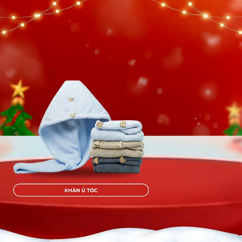 Khăn Ủ Tóc ROYAL TOWEL 25x65cm Chất Microfiber Mềm Mại, Thấm Hút Tốt