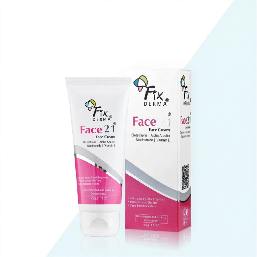 Kem Dưỡng Hỗ Trợ Trắng Sáng Da FIXDERMA Face21 Face Cream 50g Giúp Da Mịn Màng, Đều Màu