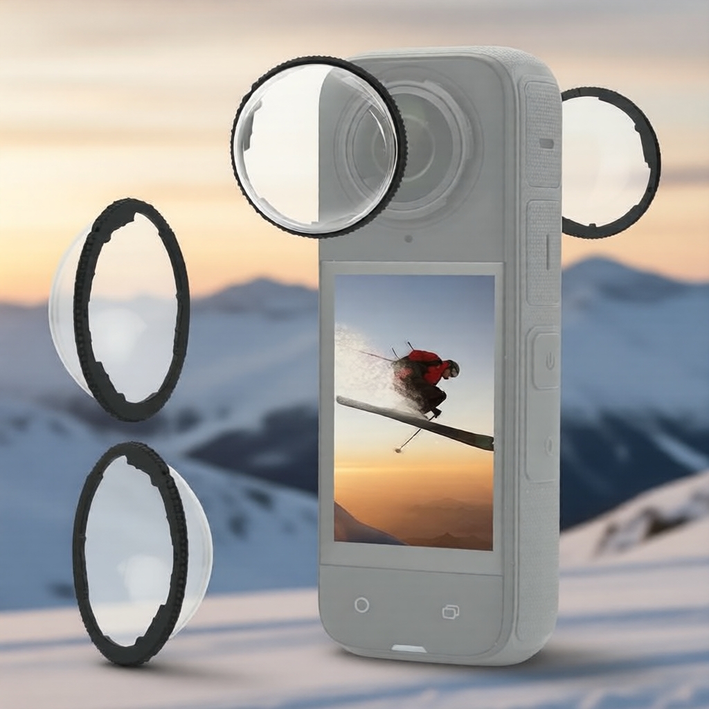 Phim dán bảo vệ ống kính cao cấp cho Insta360 X4 X5 - Chống trầy xước chuẩn