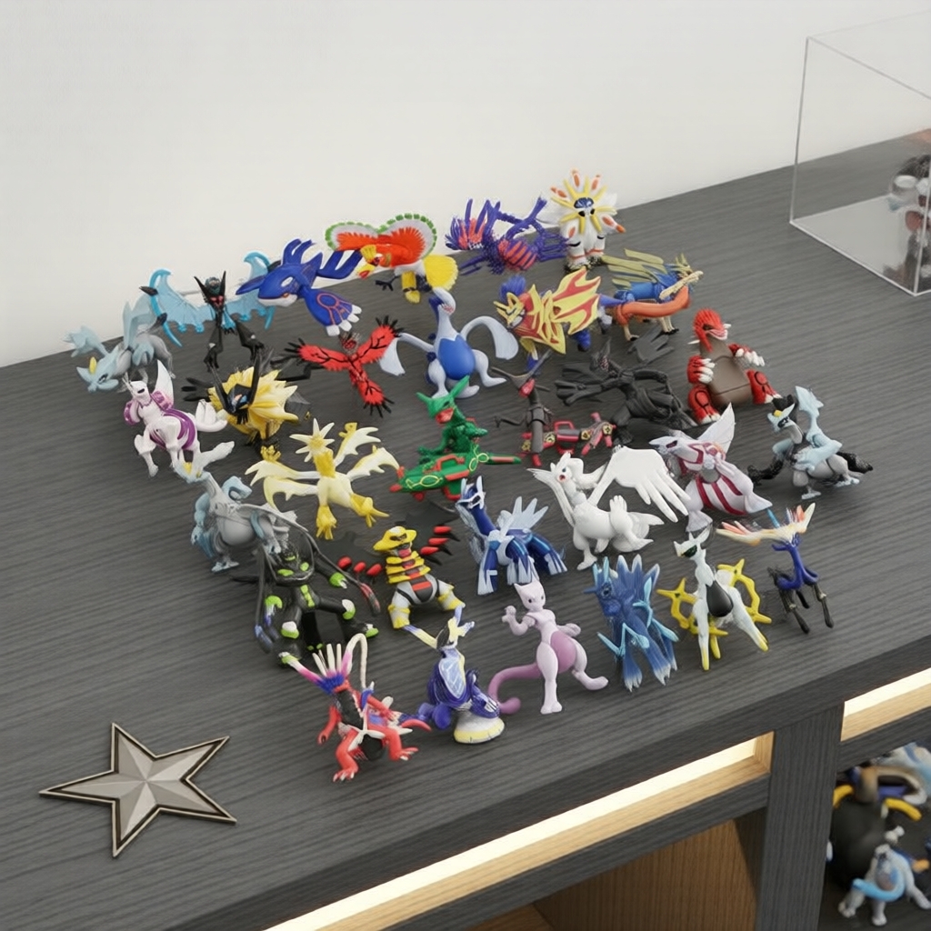 Mô hình PVC chính thức Takara Tomy Pokémon ML, Solgaleo/Rayquaza/Eternatus/Giratina