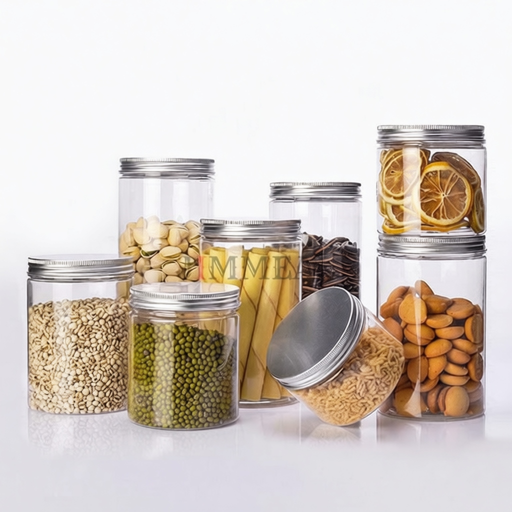 Hộp Nhựa, Hũ Nhựa Pet Nắp Nhôm Đựng Thực Phẩm, Đồ Khô, Ngũ Cốc nhiều dung tích
