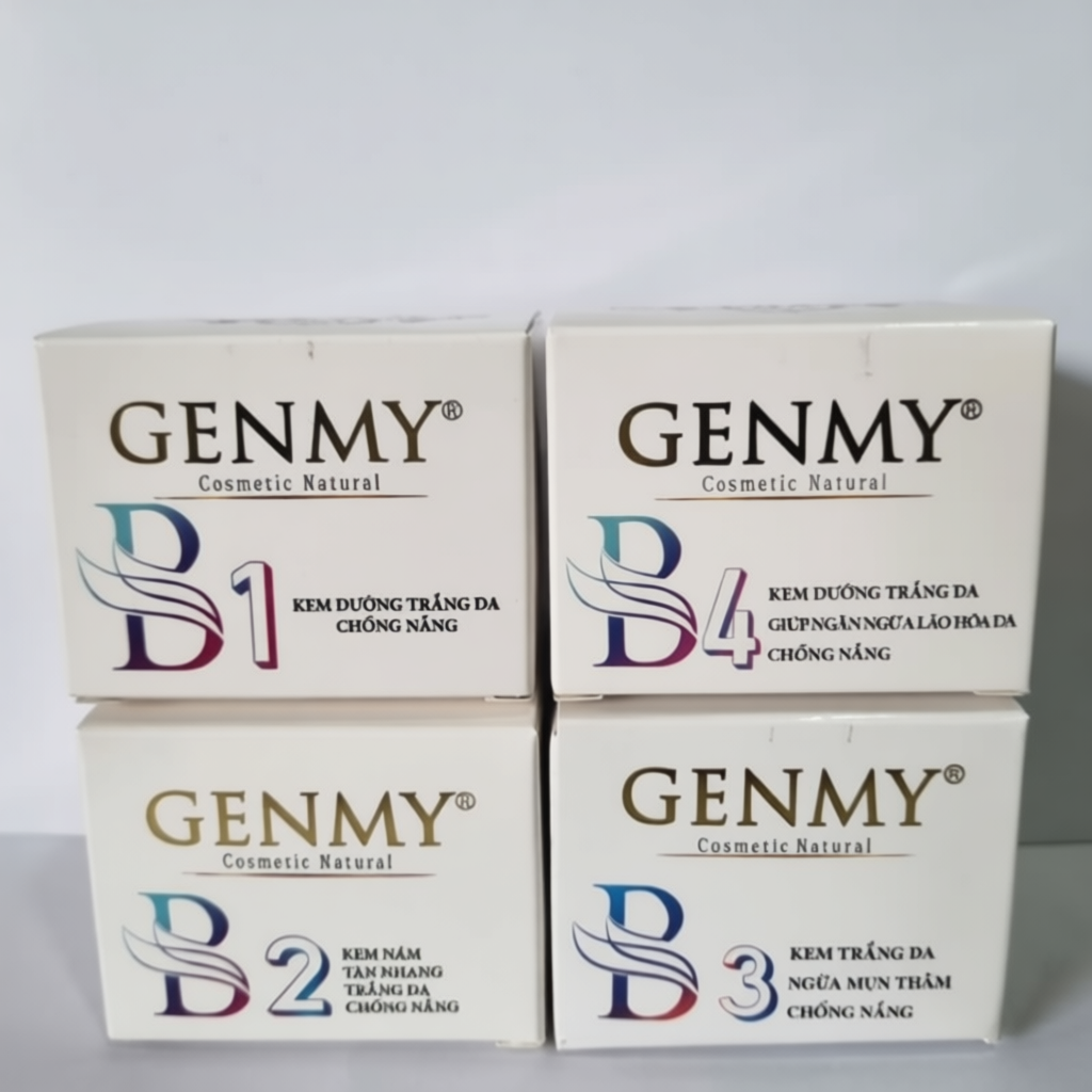 Kem dưỡng da Genmy B1, B2, B3, B4 6g 10g (mới 2025)