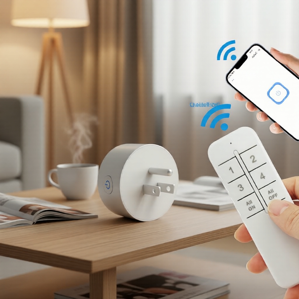 Ổ cắm thông minh Bluetooth EWeLink – điều khiển qua ứng dụng/giọng nói & hẹn giờ