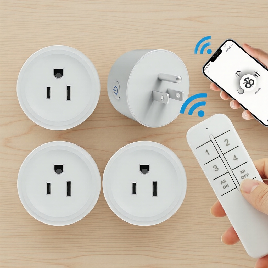 Phích cắm thông minh EWeLink App & Điều khiển giọng nói – Ổ cắm Bluetooth với hẹn giờ & tiết kiệm đi