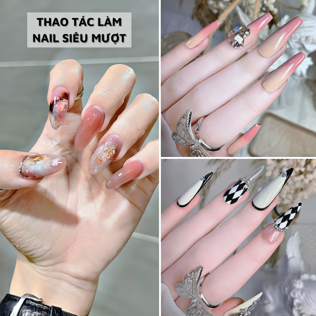Cọ vẽ nail 2 đầu JELIVA Nghi Thảo