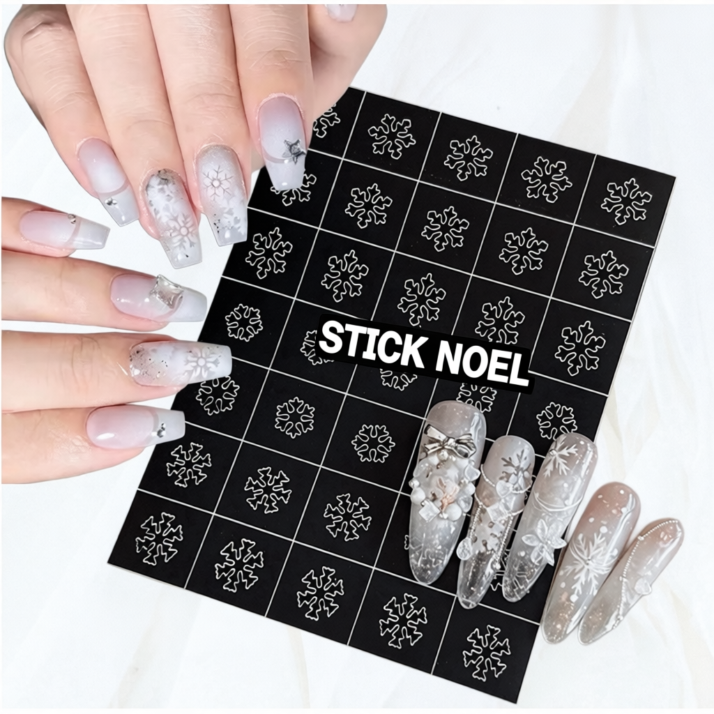 Stick Mờ Bông Tuyết 3D Ánh Mờ Tinh Tế