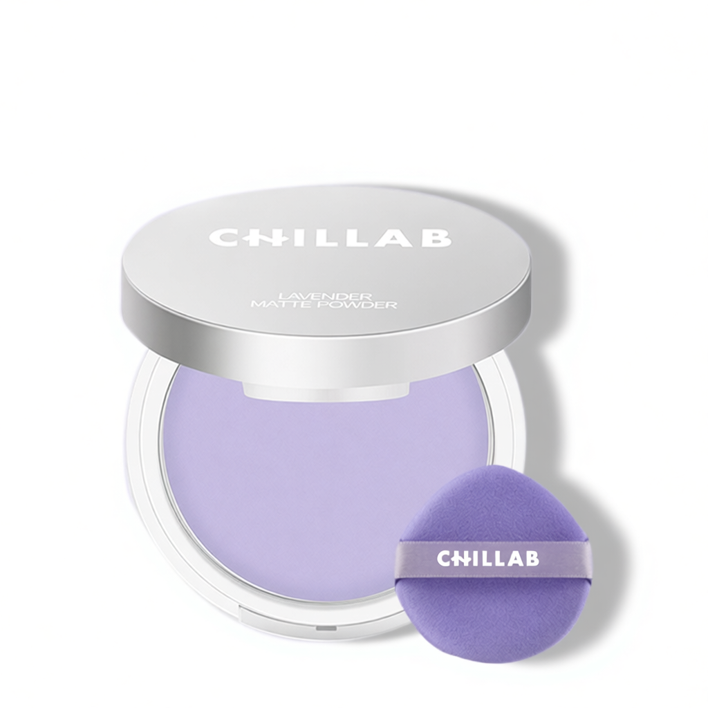 CHILLAB Lavender Matte Powder - Phấn phủ không bột phấn màu tím với độ kiềm dầu siêu đỉnh mang lại l