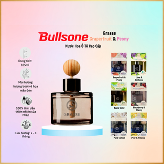 Nước Hoa Ô Tô Bullsone Cao Cấp Thiết Kế Sang Trọng, Mùi Hương Quyến Rũ - 100% Hàng Chính Hãng