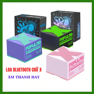 Loa Bluetooth Mini Chữ X 360° Âm thanh nổi Âm trầm tuyệt vời Hỗ trợ nhạc và cuộc gọi
