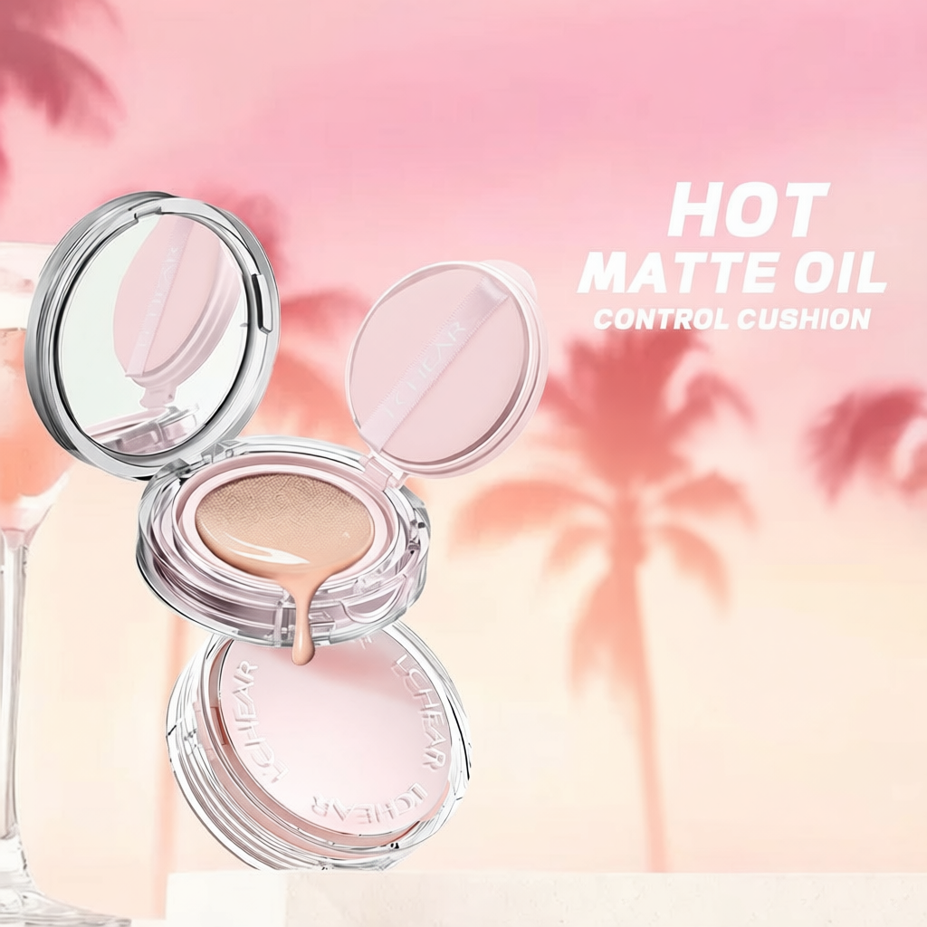 Phấn Nước L'CHEAR Kiềm Dầu, Nâng Tông Tự Nhiên, Che Phủ Hoàn Hảo, Mỏng Nhẹ, Kèm Lõi Thay Thế 10g