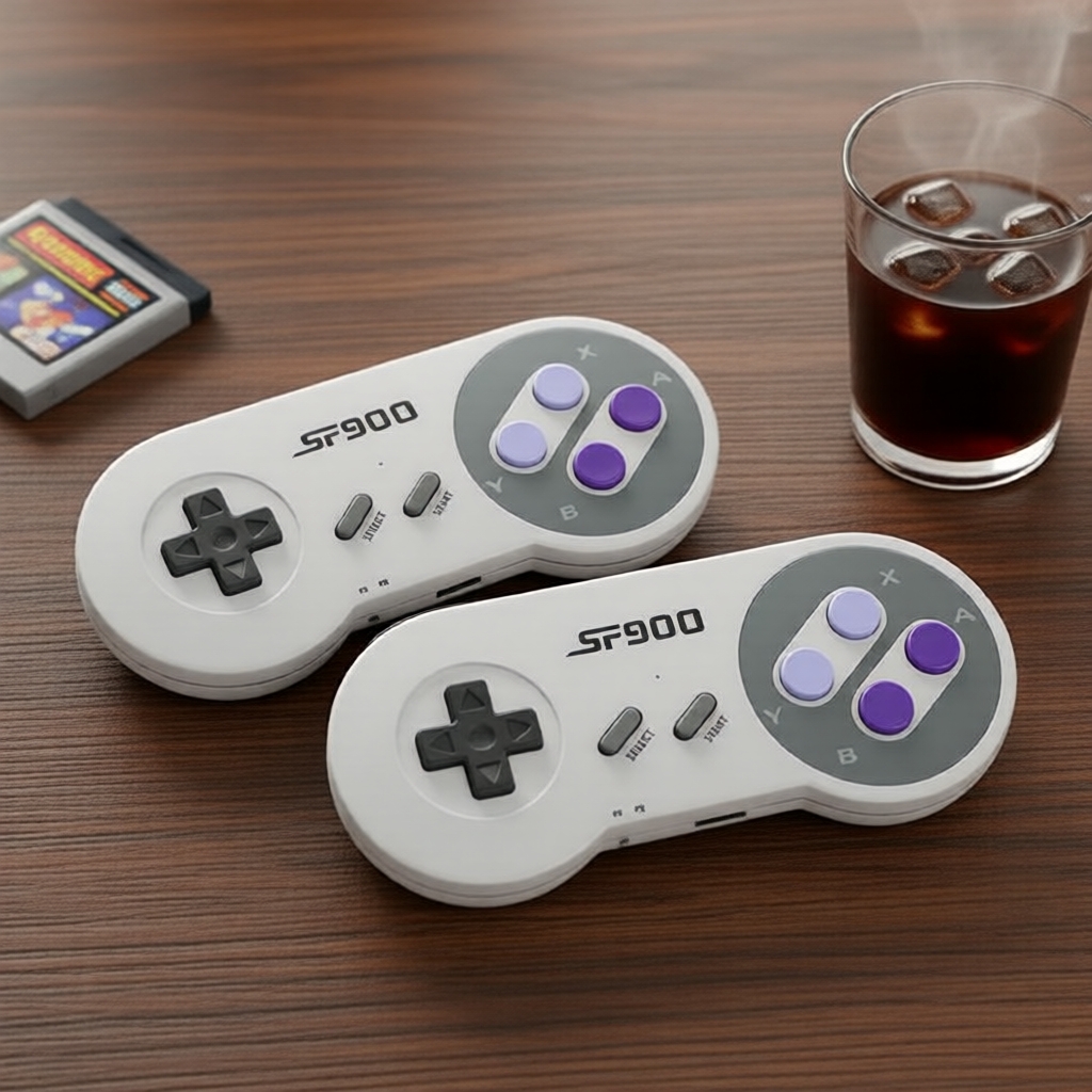 Gậy chơi game 16 bit cho SNES/SFC & FC/NES với HDMI & tay cầm không dây