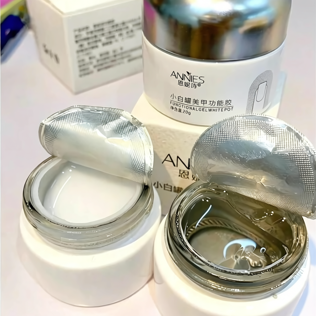 Gel nặn Annies không bết dính 20g - Nail định hình đa năng màu trắng, trong suốt trang trí móng - Na