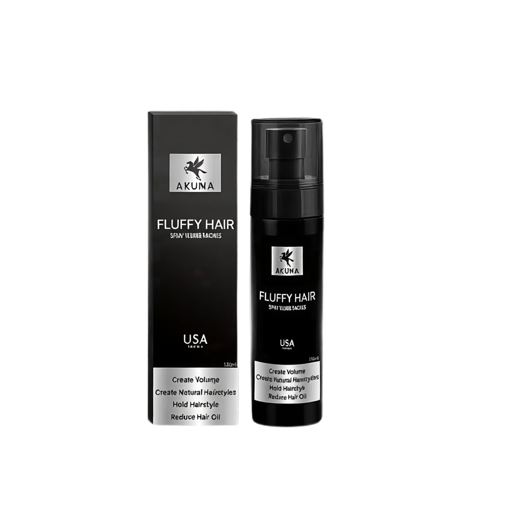 Xịt bồng bềnh Akuma Fluffy Hair 120ml giúp tạo phồng tóc dành cho Nam và Nữ