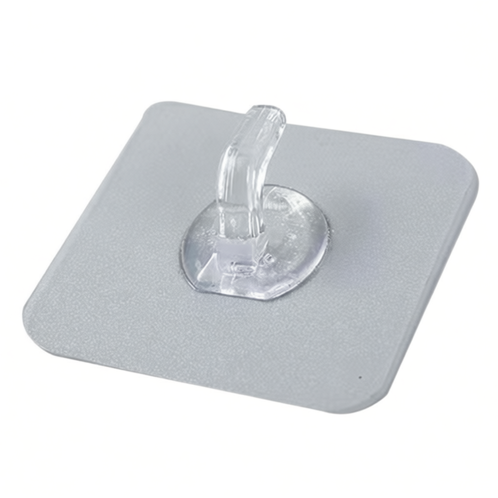 Wall Hook Strong Self Adhesive Transparent Suction Cup Heavy Load Rack