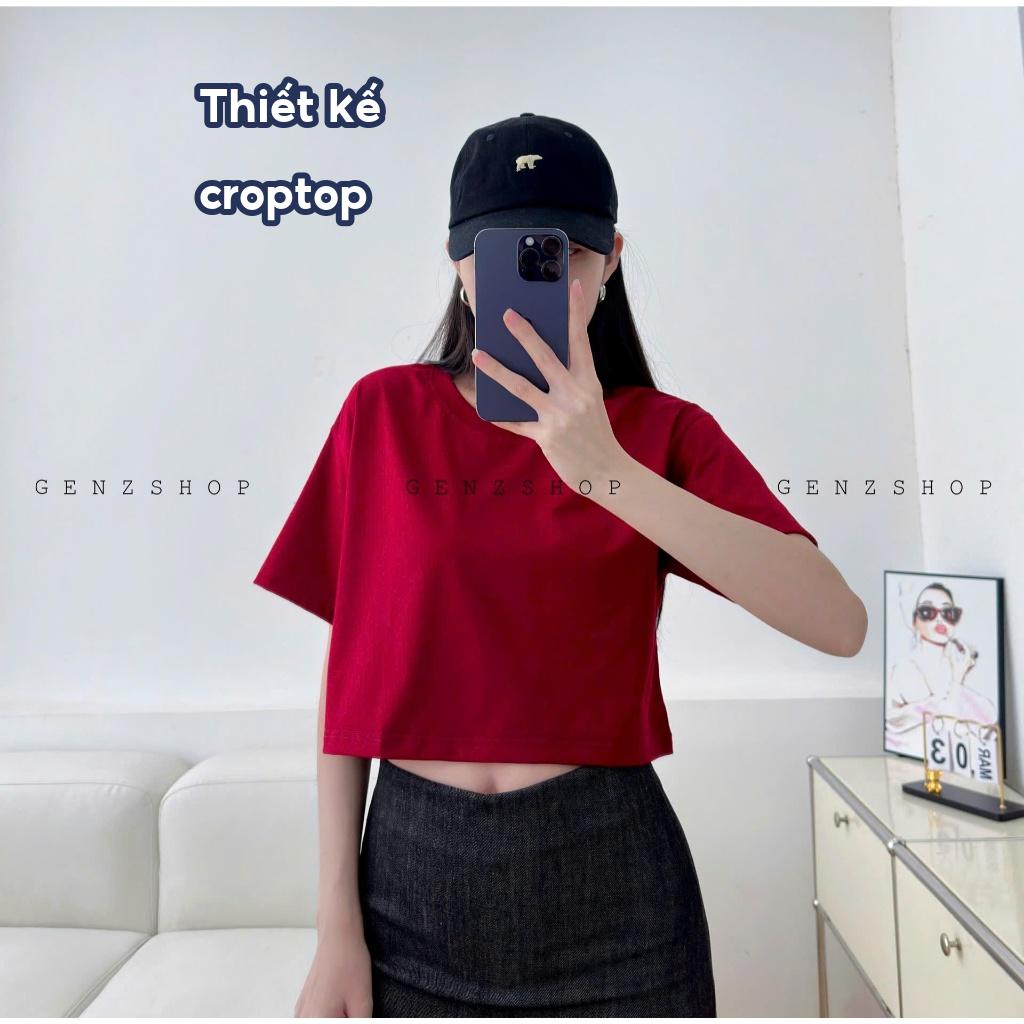 ÁO CROPTOP TRƠN FULL MÀU FORM RỘNG BEST SELLER BST26