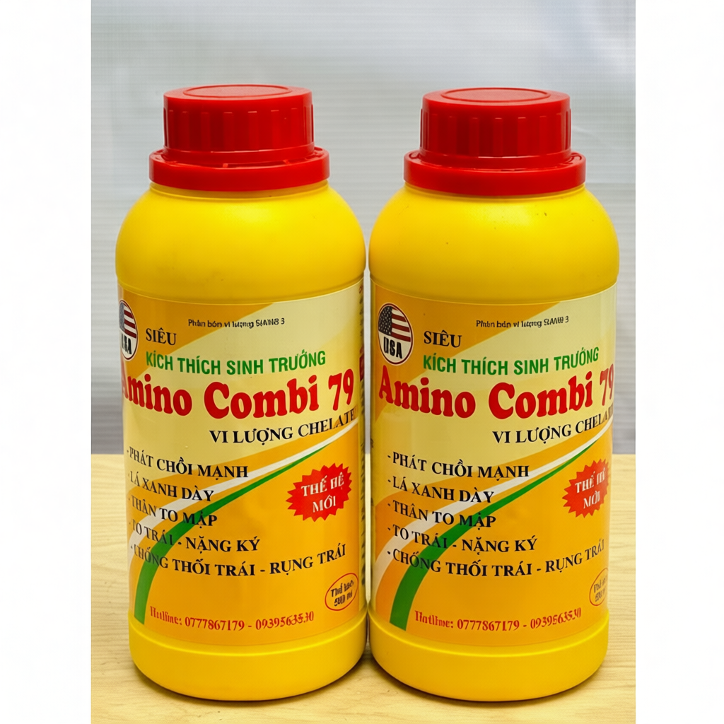 Amino combi 79 chai 500ml siêu kích thích sinh trưởng dành cho cây trồng
