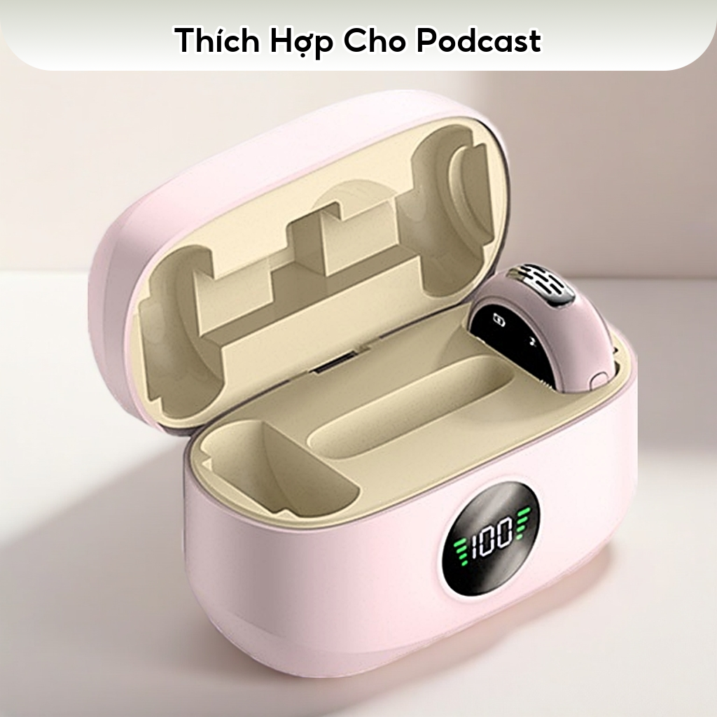 TNW A37 Micro Thu âm Không Dây Micro Livestream Micro Không Dây Cài Áo Thu Âm,Ghi âm không dây Clip on Mic