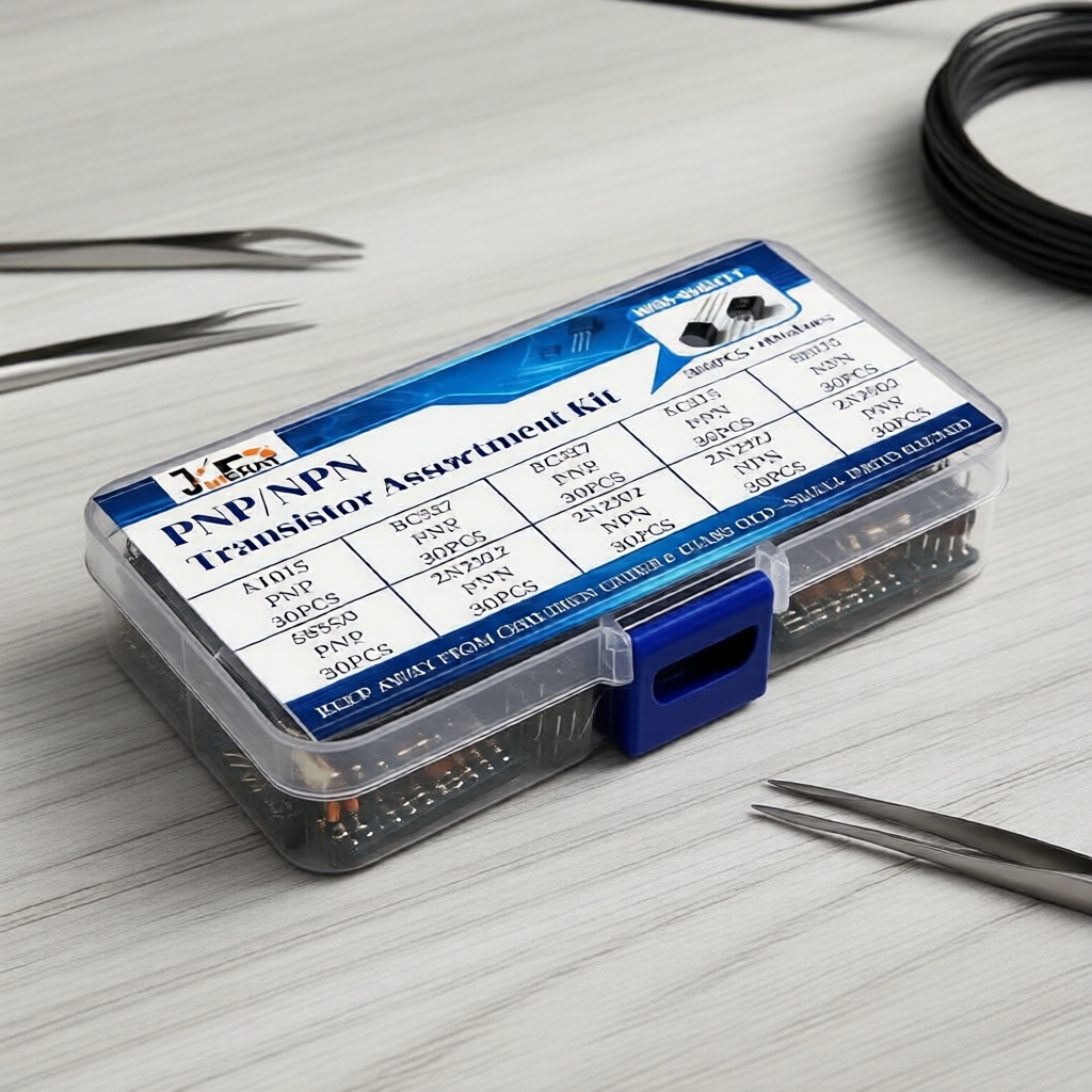 Bộ linh kiện bán dẫn PNP/NPN 300 chiếc 10 loại, dòng A1015 S8050 S8550 2N2222 cho sửa chữa mạch và D