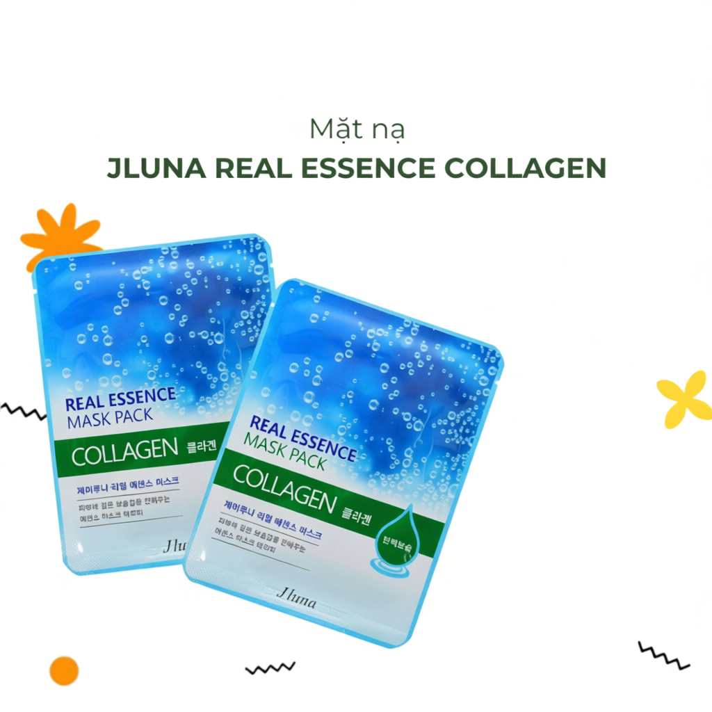 [QUÀ TẶNG] Mặt Nạ Jluna Real Essence Collagen